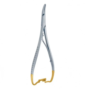 TC ที่ใส่เข็มโลหะแบบโค้ง140มม. ที่ใส่เข็มคุณภาพสูงเครื่องมือเกี่ยวกับศัลยกรรมกระดูก - Product Image 5