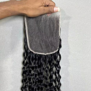 ผมแท้แบบ Remy สำหรับต่อผมมนุษย์ผมแท้แบบมีฝาปิด4*4จากอินเดีย - Product Image 1