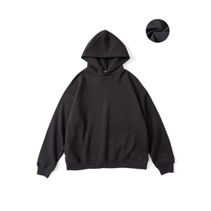 Prix d'usine, sweat-shirts à capuche pour hommes personnalisés, hiver, 100% coton, polaire, 330 g/m², épaules tombantes, surdimensionné, séchage rapide, écologique - Product Image 1