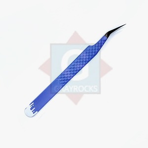 Pinzas de pestañas de calidad superior Punta puntiaguda curva Herramientas DE BELLEZA DE ACERO INOXIDABLE - Product Image 3