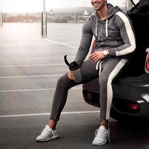 Impresionante traje, conjuntos de chándal, chándal deportivo para hombre, conjunto de chándales para correr, ropa deportiva lisa, ropa deportiva magnífica - Product Image 3