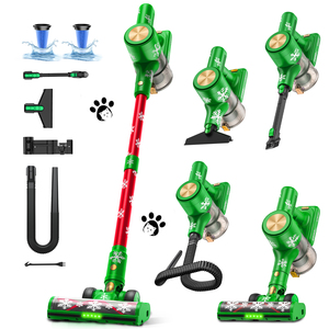 Giáng sinh không dây dính Máy hút bụi mạnh mẽ hút tự đứng hộ gia đình khách sạn xe thú cưng Thảm tóc làm sạch HEPA khô - Product Image 1