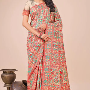 Lanzamiento exclusivo Bandanas elegantes con estampado floral de seda etérea Nueva colección en estilo étnico - Product Image 1