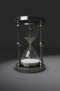 Classic Metal Hourglass Timer Timeless Home <b>Office</b> <b>Desk</b> Table Sand Display Traditional Style Accent Art Piece Quality - Product Image 2