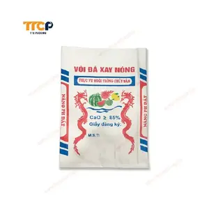 Embalaje de exportación estándar tejido Tamaño del cliente FÁBRICA DE Vietnam agricultura 50kg PP bolsa de fertilizante a prueba de humedad en embalaje de plástico