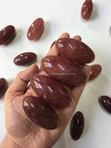 Natural Whole Strawberry Quartz Crystals Shiva Reiki Carved Decorative Crystals Wholesome Feng Shui Meditation <b>Dragon</b> Egg Mascot - Product Image 2