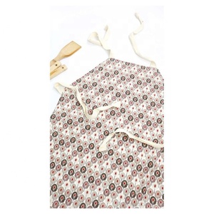 Customizable Flower Plant Print Adult Hair <b>Apron</b> 100% Cotton Custom Logo & Color 55-68cm <b>Kitchen</b> Household Cleaning Supplies - Product Image 6