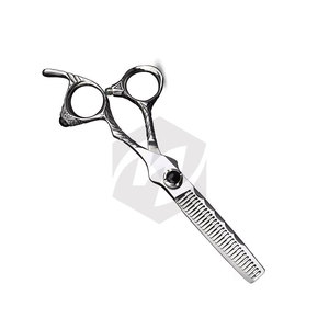 Tijeras de Entresacar Cabello con Mango Elegante de 6.6 Pulgadas, Tijeras de Entresacar Duraderas con Filo Afilado y Tornillo Decorativo para un Peinado Preciso - Product Image 3