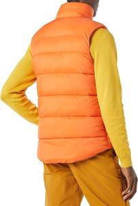 OEM personalizado de alta calidad Puffer chaleco al por mayor chaqueta de moda ligero impermeable burbuja Stand Collar logotipo frontal - Product Image 2