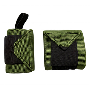 Poignets pour l'haltérophilie-Polyester antidérapant et coton Support solide pour le levage lourd Unisexe Améliorer la force de la main - Product Image 1