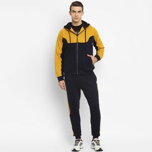 Conjunto Deportivo de 2 Piezas con Capucha y Cordón para Hombre, Diseño Sólido, Logotipo Personalizado, Ropa Deportiva Activa para Correr, Venta al Por Mayor - Product Image 1