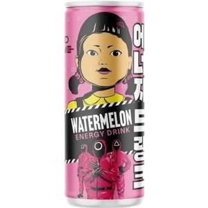 Bebida energética de juego de calamar de alta calidad, sabor a sandía de 330ml, venta al por mayor, mejor precio, exportador de fábrica, suministro directo de bebidas - Product Image 3