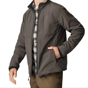 Wholesale Men Waterproof Mens Outdoor Sportwear Waterproof Softshell <b>Jacket</b> <b>Fleece</b> with Detachable Hood - Product Image 1