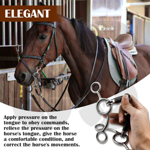 2026 Nuevas y Duraderas Mordazas para Caballos de Acero Inoxidable Myler de Alta Calidad, Ligeras, Antideslizantes, Totalmente Personalizadas, con Servicio OEM - Product Image 5