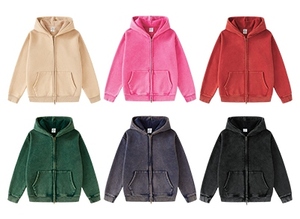 เสื้อฮู้ดผ้าฝ้ายหนาแบบมีฮู้ดขนาดใหญ่พิเศษกำหนดได้เอง - Product Image 2