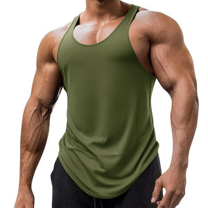 Ropa de hombre súper cómoda para hombre, camisetas sin mangas musculosas para entrenamiento, camisetas sin mangas para gimnasio, camisetas sin mangas acanaladas para hombre - Product Image 1