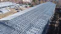 Bâtiments commerciaux de structure en acier de conception moderne d'Aday