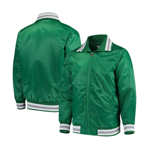 Customized satin <b>jacket</b> for <b>men</b> winter fashion stand collar plus size long sleeves satin new fashion varsity <b>jackets</b> - Product Image 4
