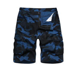 Short Cargo Homme Multi-Poches Twill Camo Casual Work Shorts - Product Image 1