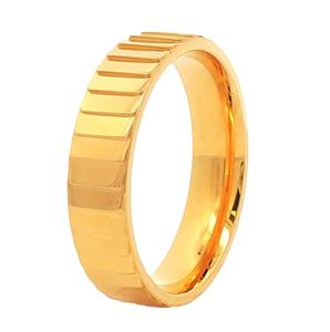 Montresor Infini (Le prix correspond uniquement au coût du travail) Bague de fiançailles et de mariage pour femme en or jaune pur 18K 22K 24K, bande fine de 0,5 cm - Product Image 1