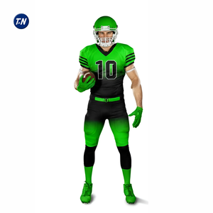 Conjunto de Uniforme de Fútbol Americano para Hombre, Jersey y Pantalones Cortos Personalizados con Impresión 3D, 100% Poliéster, Transpirable, de Secado Rápido, Tallas Grandes - Product Image 4