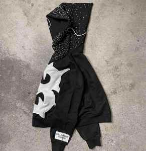 Sweats à capuche brodés sur mesure pour femmes Sweats à capuche surdimensionnés avec strass - Product Image 4