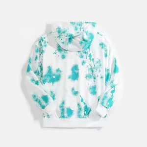 เสื้อฮู้ดผู้ชาย พิมพ์ลาย HD ผ้าถัก สวมใส่สบาย ฤดูหนาว สีขาวอมเขียว ลายเรียบ ทรงปกติ ผ้าฝ้าย 100% กระเป๋าแบบกันน้ำ - Product Image 5