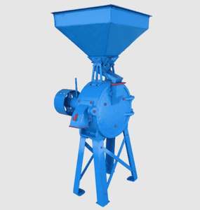 เครื่องบดข้าวโพดประสิทธิภาพสูงพร้อมมอเตอร์และตลับลูกปืน สำหรับการผลิตแป้งข้าวโพดและการบดเมล็ดพืช กำลังการผลิต 40-50 กก./ชม. - Product Image 2