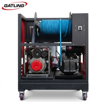 Machine à vapeur industrielle 55HP 200 bars 2900 psi 80 LPM à double chaudière 140°C pour le dégraissage des champs pétrolifères et la station d'alimentation en eau chaude pour douches extérieures