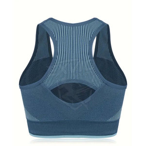 Sujetador deportivo de talla grande personalizado para mujer, hecho con tela cómoda y fácil de usar, disponible en stock. - Product Image 2