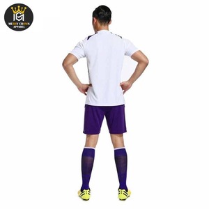 Uniforme de Fútbol de Manga Corta con Cuello Redondo, Transpirable, de Secado Rápido, de Alta Calidad, para Equipo, Talla Grande, Duradero, 100% Poliéster, Personalizable - Product Image 6