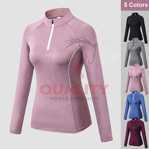 Camisa de compresión duradera para montar a caballo, capa Base térmica, comodidad ecuestre, flexibilidad, ideal para todas las condiciones climáticas - Product Image 3