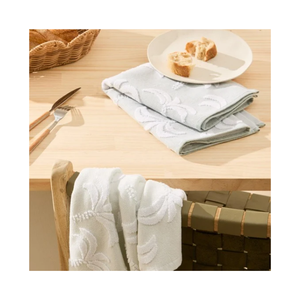 Indian Wholesale 100% Cotton Embroidered 45x70cm Herringbone Tea <b>Towels</b> Golf Checked Eco Friendly 120GSM <b>Kitchen</b> OEM Supply - Product Image 4