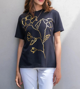 Camiseta Personalizada de Algodón 100% para Mujer con Logotipo Serigrafiado, Transpirable, de Secado Rápido, Informal, de Manga Corta para Verano - Product Image 6