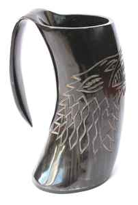 แก้วมักใส่เครื่องดื่มรูปเขาควายเป็นมิตรต่อสิ่งแวดล้อมแก้วเบียร์สไตล์สัตว์ไม่เหมือนใคร - Product Image 3