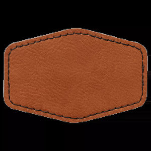 ป้ายหนังแท้ปั๊มนูนโลโก้แบบกำหนดเองสำหรับกางเกงยีนส์และแจ็คเก็ต ป้ายหนังแท้ส่วนบุคคลพร้อมชื่อแบรนด์สำหรับกระเป๋า - Product Image 1