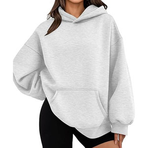 Hoodies surdimensionnés pour femmes de haute qualité, couleur personnalisée, logo personnalisé, en vente en ligne - Product Image 1