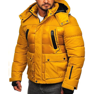 Chaqueta de invierno de alta calidad para hombre, acolchada personalizada con cremallera completa, a prueba de viento, de talla grande, nuevo estilo, gran oferta, diseño de burbujas recubierto - Product Image 2