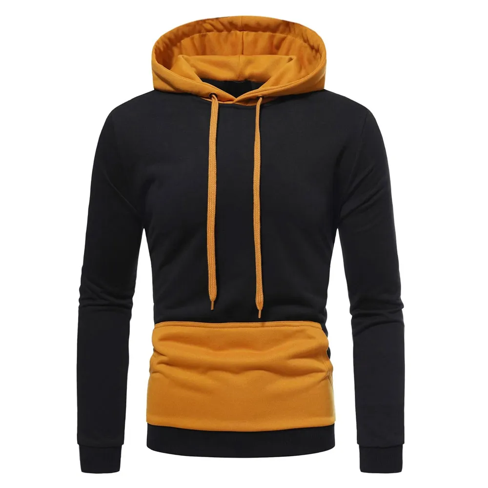 wholesale custom made Top Selling Men Sport Hooded Solid Color Sweater Pullover Hoodie and Sweatshirts Plus Size OEM Design