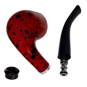 Pipa de fumar de madera hecha a mano con acabado de madera natural para tabaco, pipa de madera premium para tabaco a precio económico. - Product Image 5