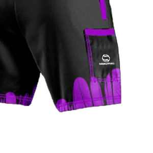 กางเกงขาสั้นกีฬาซอฟต์บอลเอวยางยืดพร้อมตาข่ายกางเกงขาสั้นเบสบอลแห้งเร็วสำหรับวิ่งเร็วและฐาน - Product Image 5