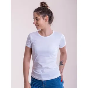 T-Shirt Personalizzata a Maniche Corte per Donna per Merchandising Promozionale - Product Image 6