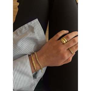 Vintage Baguette Cut Diamond Band <b>Ring</b> 14k Yellow Gold Wedding <b>Ring</b> for Women - Product Image 2