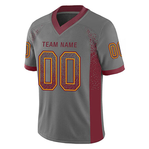 Camisetas de Fútbol Americano Personalizadas al por Mayor, Calidad Premium, 100% Poliéster, Servicio OEM, Protección UV, Transpirables, Estampadas, Gran Venta - Product Image 4