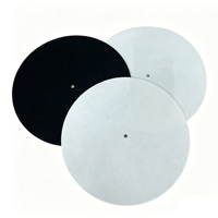 Tapis de protection universel pour platine vinyle 12 pouces, noir, feutre 3 mm, pour lecteur de disques vinyle LP