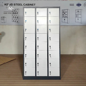 <span class=keywords><strong>Armoire</strong></span> de rangement en métal pour vêtements, 24 portes, <span class=keywords><strong>vestiaire</strong></span> en acier pour le personnel - Product Image 2