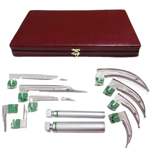 Ensemble laryngoscope pour adulte réutilisable jetable personnalisé Base d'instruments chirurgicaux manuels en acier d'urgence à usage unique - Product Image 5