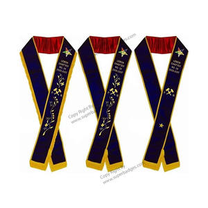 Cinturón ceremonial Cinturón de cintura Faja de cintura roja Accesorios de inspector de Regalia de alta calidad a la venta - Product Image 1