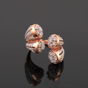 D'VINS JEWELS <b>Indian</b> Lab Grown Diamond Wedding <b>Ring</b> Women 14k/18k Gold for Certified Round Brilliant Cut Trendy Engagement <b>Ring</b> - Product Image 1