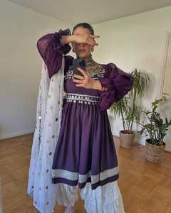 Diseño bordado personalizado Afghan Kuchi Tribal Vintage Vestidos para mujeres estilo modesto cremallera Pakistán fabricante de ropa - Product Image 2